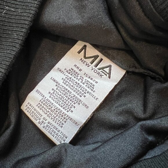 Mia New York Black Sequin Sleeveless Crop Top Girls Large - Picture 3 of 4